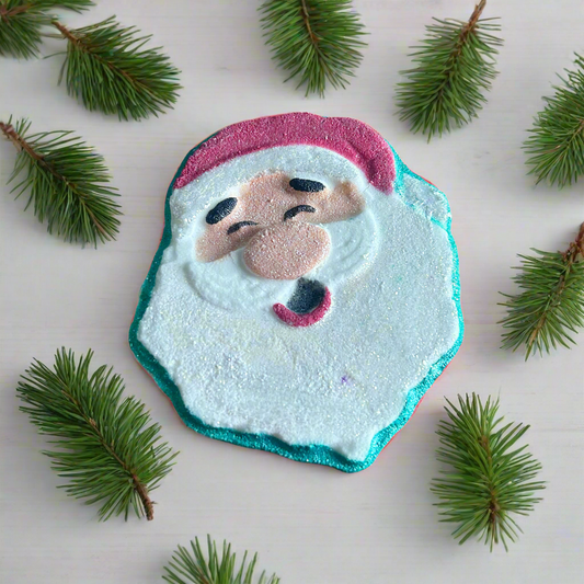 Santa color surprise bath bomb