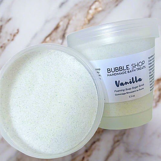 Vanilla Foaming Sugar Scrub